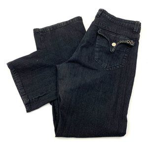 Bill Blass Bootcut Women's size 14 Dark Wash Blue Denim jeans